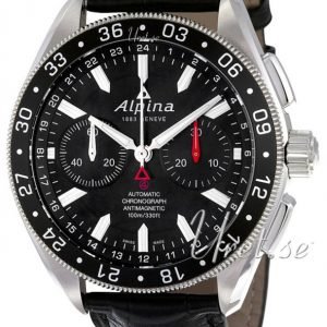 Alpina Alpiner Al-860b5aq6 Kello Musta / Nahka