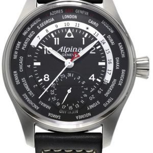 Alpina Startimer Al-718b4s6 Kello Musta / Nahka