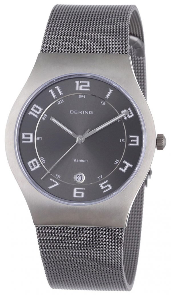 Bering Titanium 11937-077 Kello Harmaa / Titaani