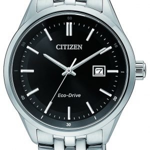 Citizen Eco Drive 180 Bm7251-88e Kello Musta / Teräs