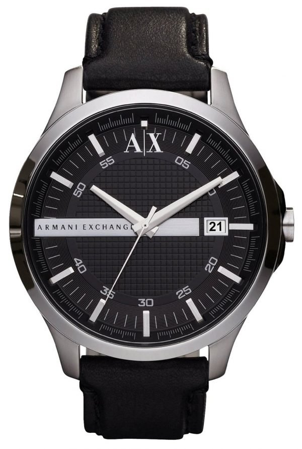 Emporio Armani Exchange Smart Ax2101 Kello Musta / Nahka