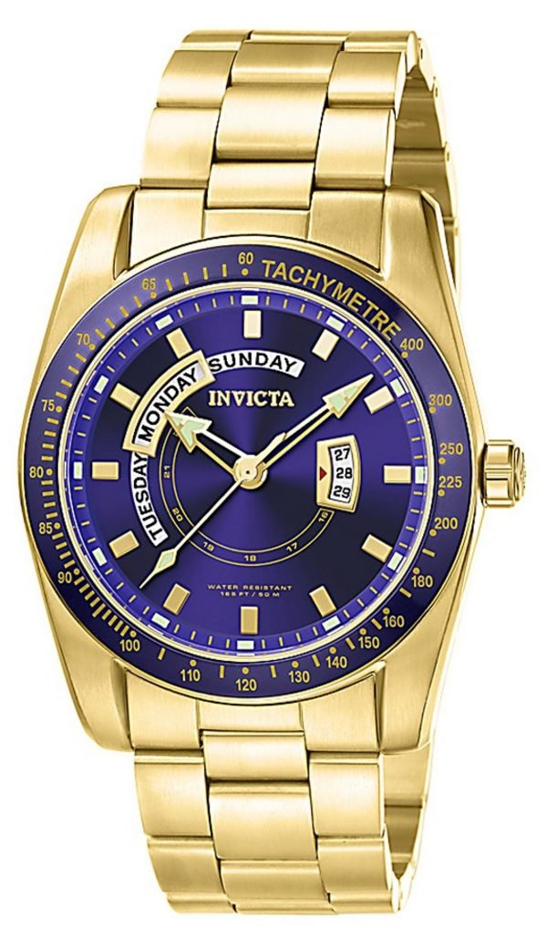 Invicta Odyssey Slim 6321 Kello Sininen / Kullansävytetty