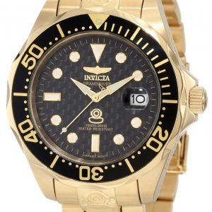 Invicta Pro Diver 10642 Kello Musta / Kullansävytetty Teräs