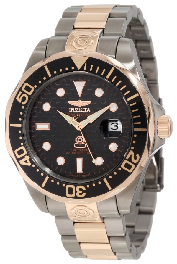 Invicta Pro Diver 10643 Kello Musta / Punakultasävyinen