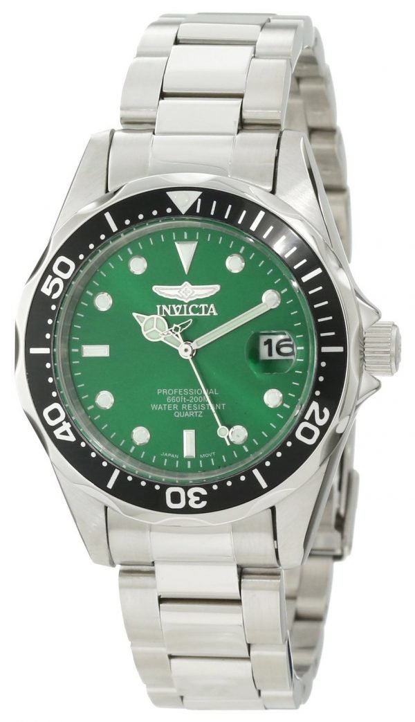 Invicta Pro Diver 10667 Kello Vihreä / Teräs