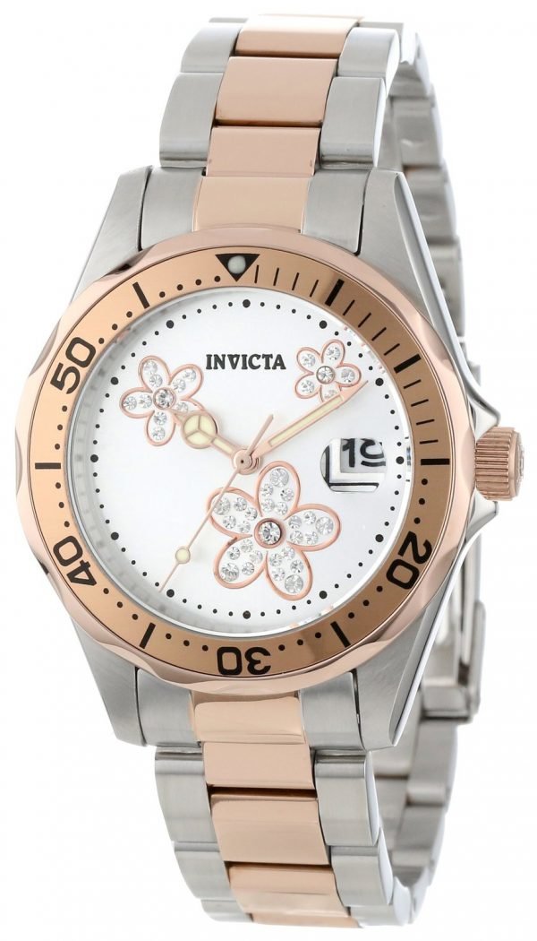 Invicta Pro Diver 12507 Kello Hopea / Punakultasävyinen