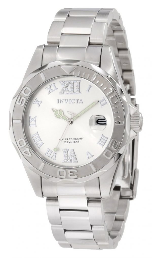 Invicta Pro Diver 12851 Kello Hopea / Teräs