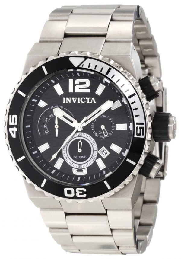 Invicta Pro Diver 1341 Kello Musta / Teräs