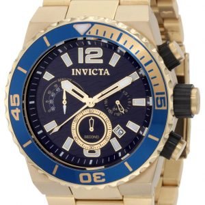 Invicta Pro Diver 1344 Kello Sininen / Kullanvärinen Teräs