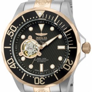 Invicta Pro Diver 13708 Kello Musta / Punakultasävyinen