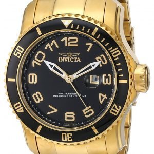 Invicta Pro Diver 15346 Kello Musta / Kullansävytetty Teräs