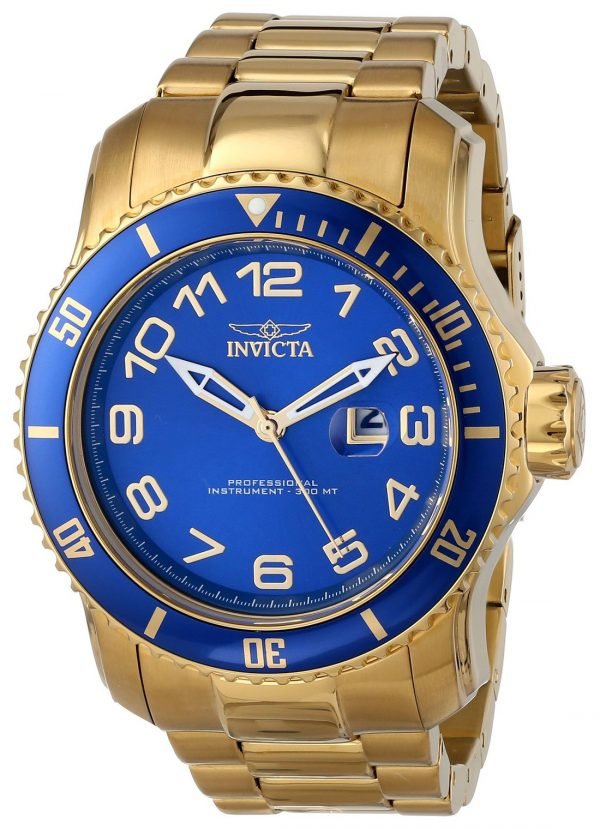 Invicta Pro Diver 15347 Kello Sininen / Kullansävytetty Teräs