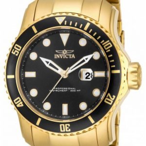 Invicta Pro Diver 15351 Kello Musta / Kullansävytetty Teräs