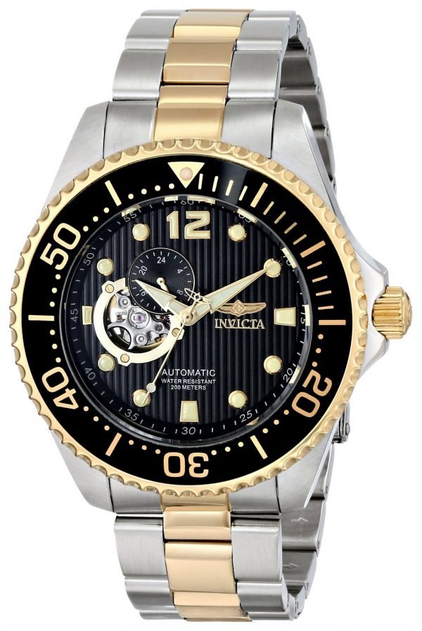 Invicta Pro Diver 15400 Kello Musta / Kullansävytetty Teräs