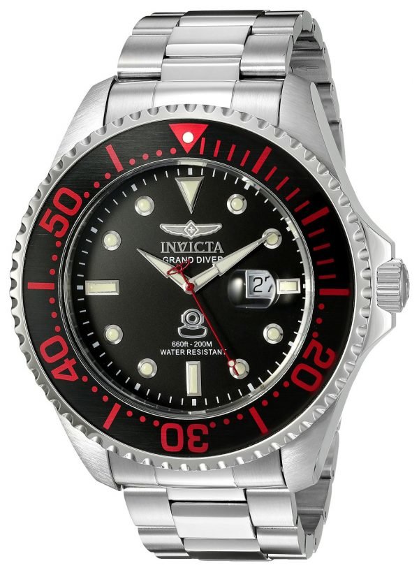 Invicta Pro Diver 17573 Kello Musta / Teräs