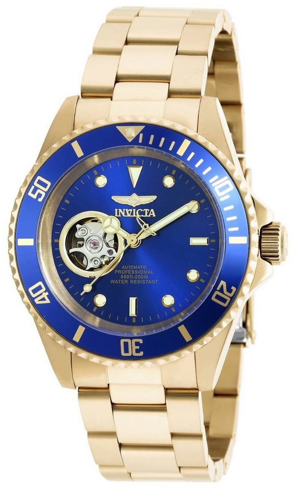 Invicta Pro Diver 20437 Kello Sininen / Kullansävytetty Teräs