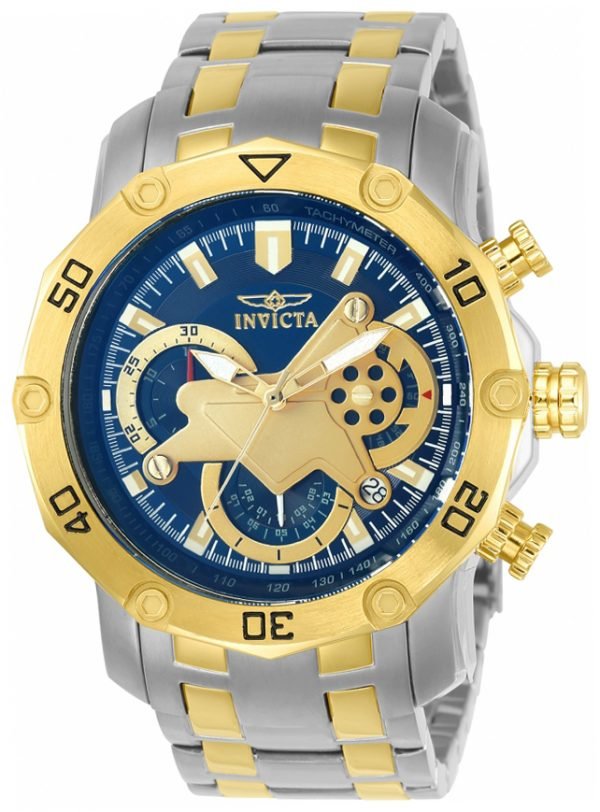 Invicta Pro Diver 22762 Kello Sininen / Kullansävytetty Teräs