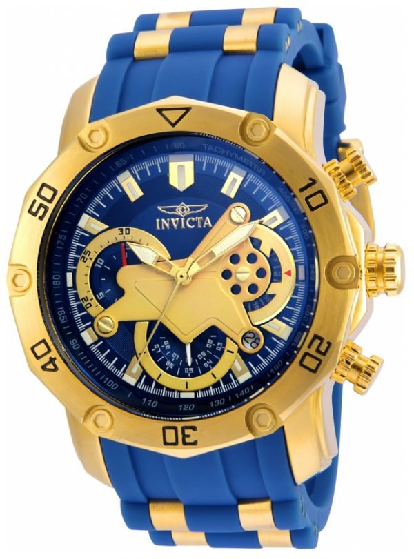 Invicta Pro Diver 22798 Kello Sininen / Kullansävytetty Teräs