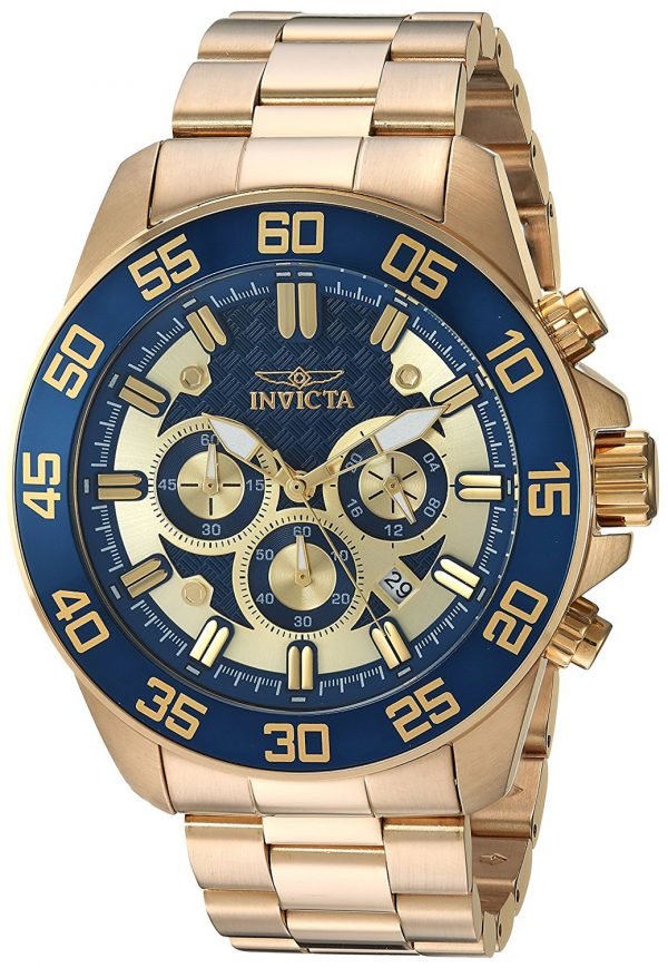 Invicta Pro Diver 24727 Kello Sininen / Punakultasävyinen