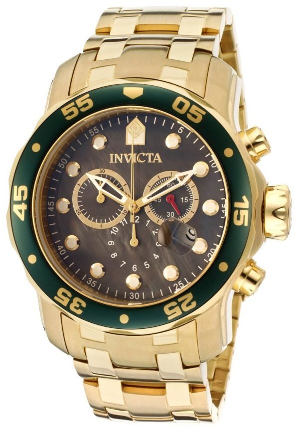 Invicta Pro Diver 80074 Kello Musta / Kullanvärinen Teräs