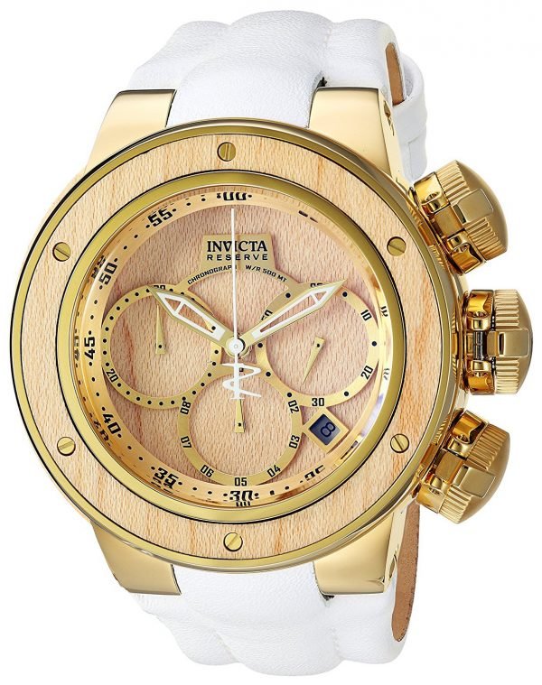 Invicta Reserve 22941 Kello Samppanja / Nahka