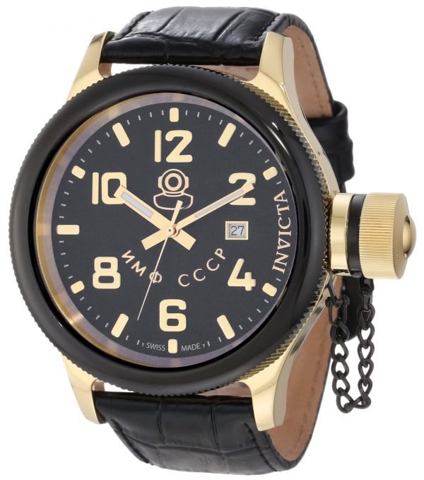 Invicta Russian Diver 12425 Kello Musta / Nahka