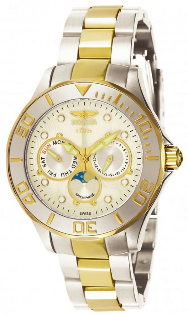 Invicta Signature 7089 Kello Hopea / Kullansävytetty Teräs