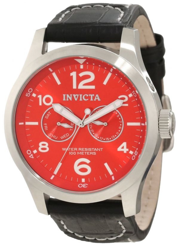 Invicta Specialty 12168 Kello Punainen / Nahka