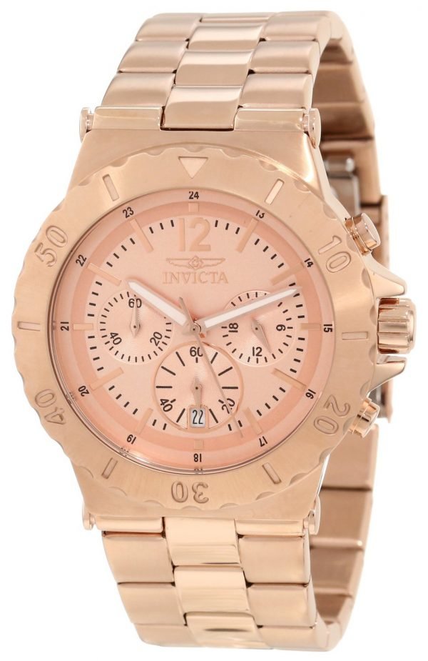 Invicta Specialty 1267 Kello Pinkki / Kullanvärinen Teräs