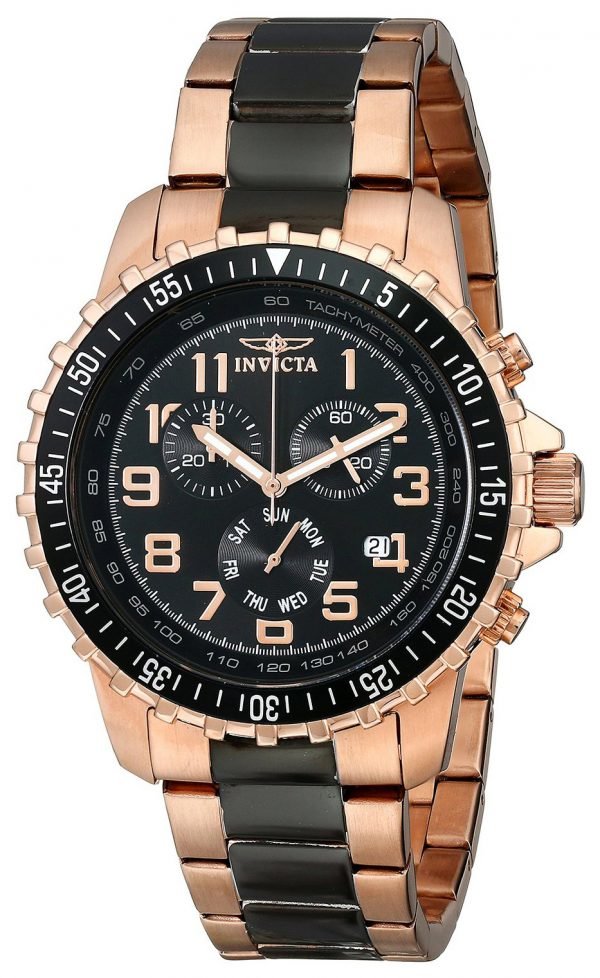 Invicta Specialty 1327 Kello Musta / Kullanvärinen Teräs