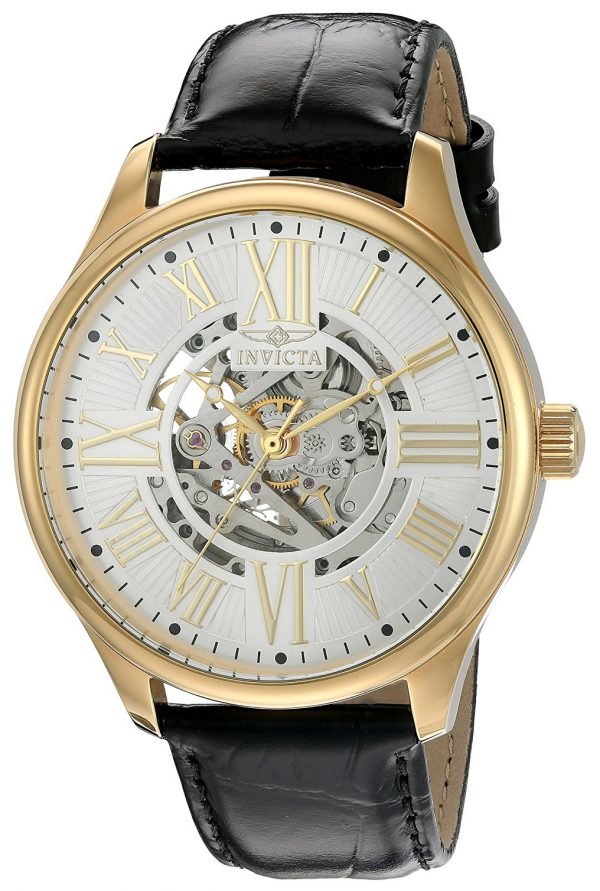 Invicta Vintage 22568 Kello Hopea / Nahka