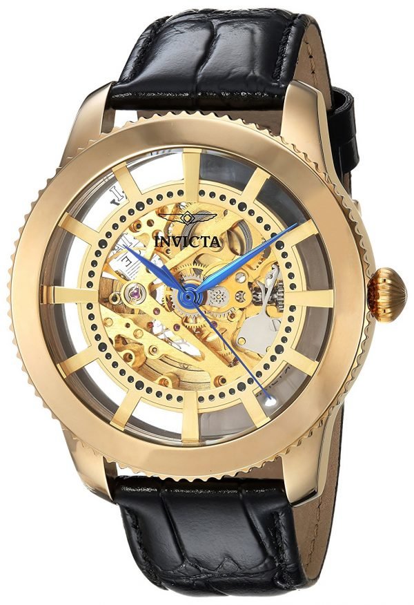 Invicta Vintage 23638 Kello Luurankokello / Nahka