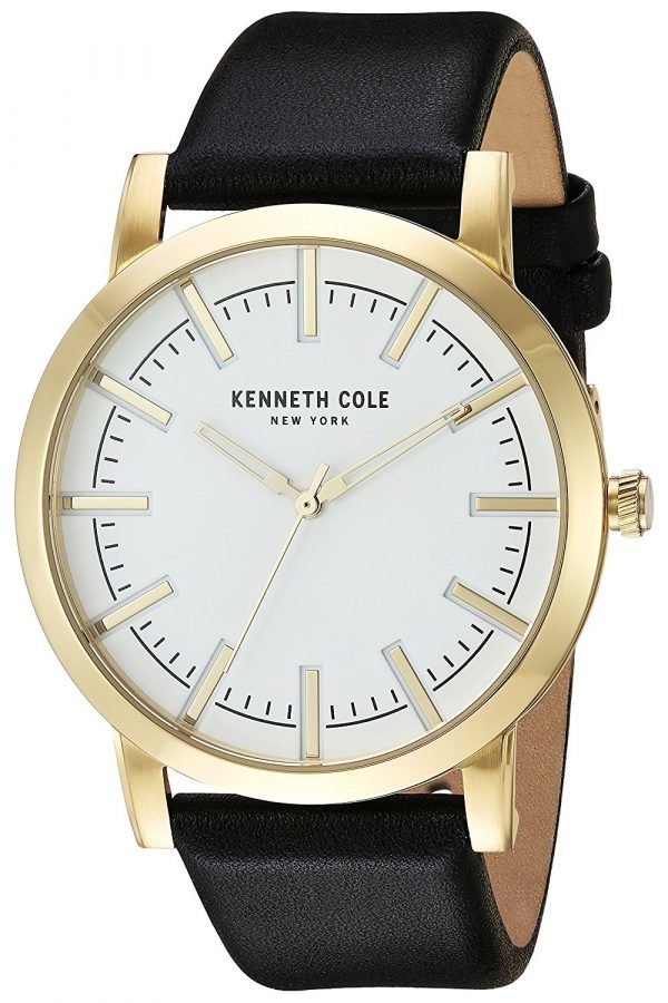 Kenneth Cole Slim 10030810 Kello Valkoinen / Nahka