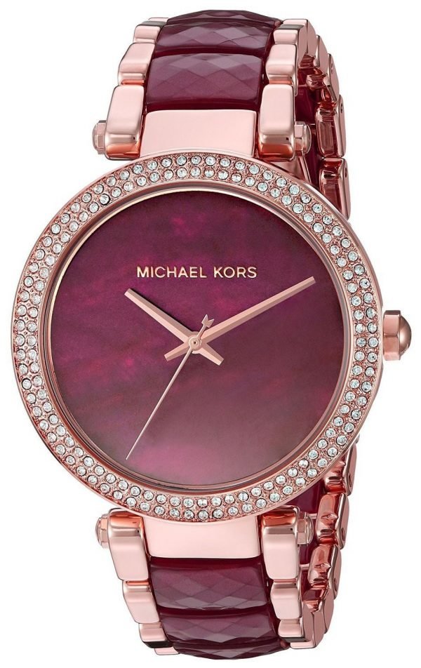 Michael Kors Mk6412 Kello Violetti / Punakultasävyinen