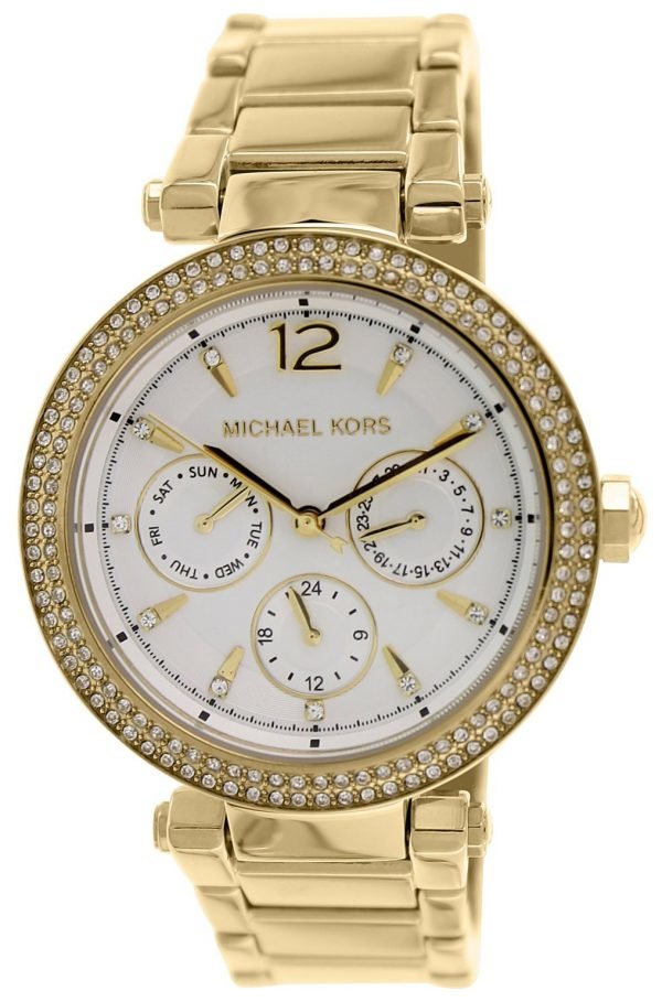 Michael Kors Parker Mk5780 Kello Valkoinen / Kullansävytetty