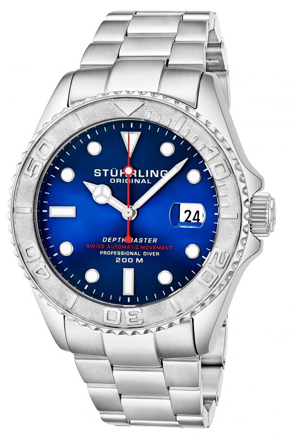 Stührling Original Aquadiver 893.03 Kello Sininen / Teräs