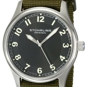 Stührling Original Aviator 741.Set01 Kello Harmaa / Tekstiili