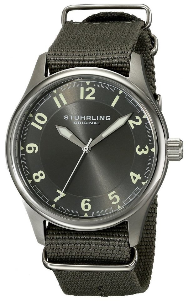 Stührling Original Aviator 741.Set02 Kello Harmaa / Tekstiili