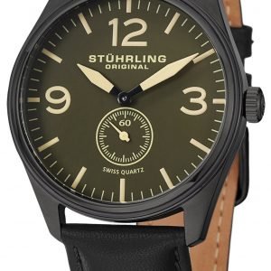 Stührling Original Aviator 931.02 Kello Harmaa / Nahka