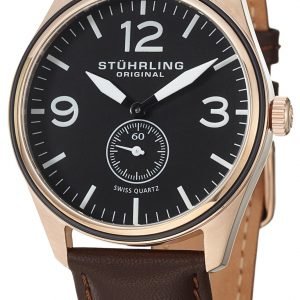 Stührling Original Aviator 931.03 Kello Musta / Nahka