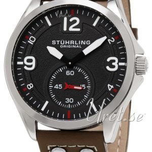 Stührling Original Aviator Tuskegee 684.01 Kello Musta / Nahka