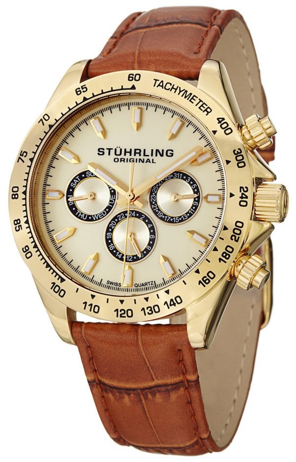 Stührling Original Classic 564l.02 Kello Samppanja / Nahka