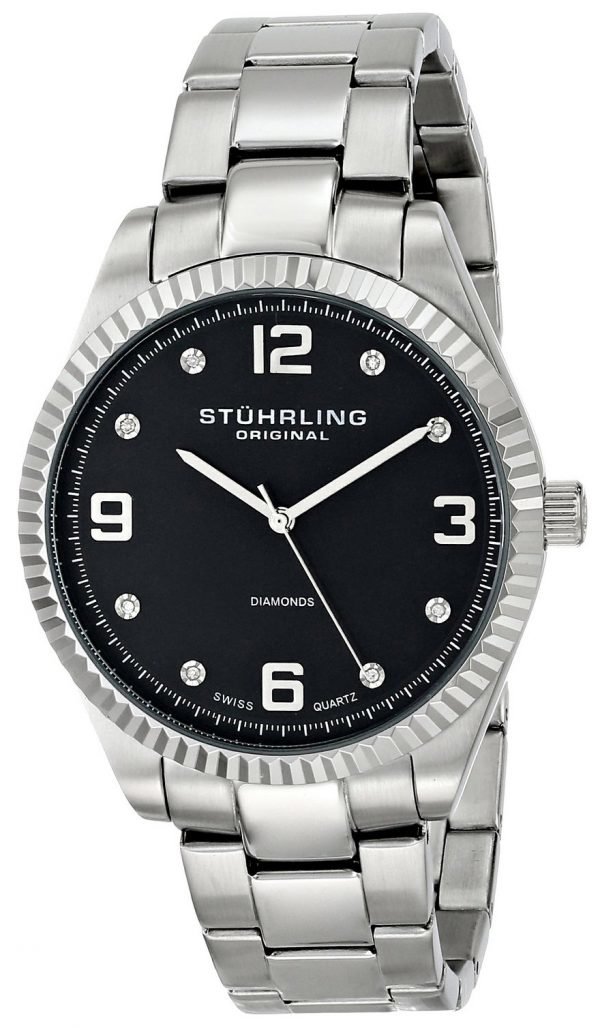 Stührling Original Classic Allure 607g.02 Kello Musta / Teräs