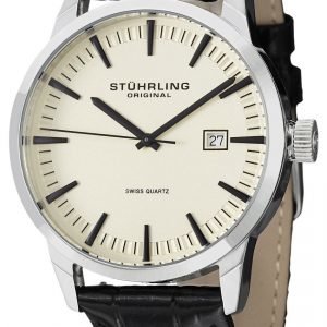 Stührling Original Classic Ascot 555a.03 Kello Beige / Nahka