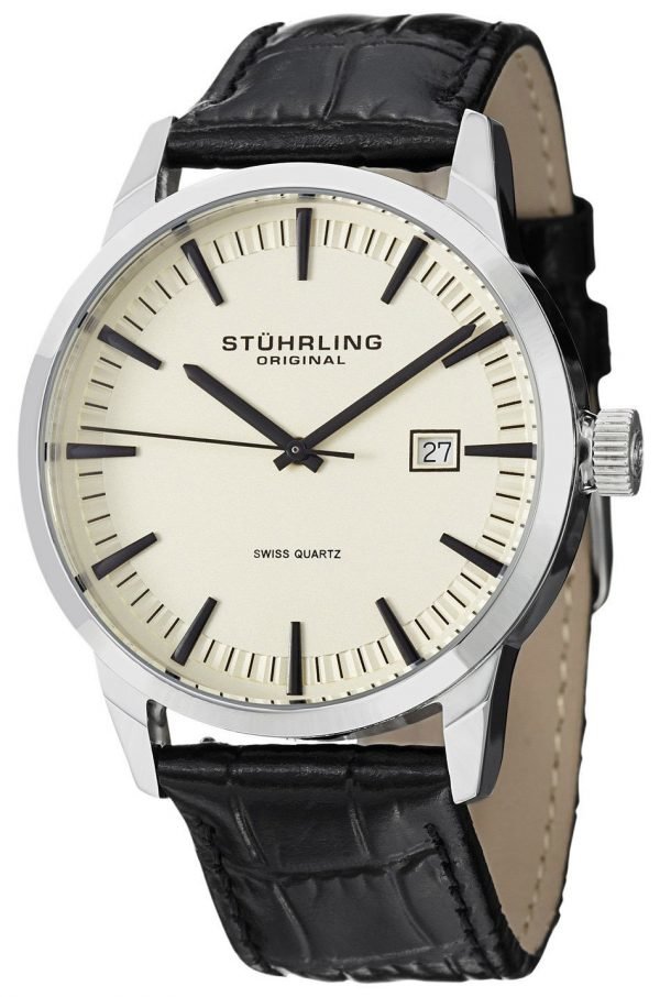 Stührling Original Classic Ascot 555a.03 Kello Beige / Nahka